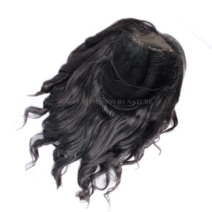 วิกผมลอนสั้นสีดำวิกผมจากอินเดีย - Product Image 2
