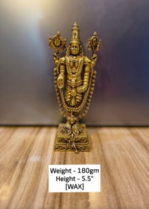 Figurines de Ganesh et Lakshmi en laiton antique moderne sur mesure, multicolores, pour les temples domestiques et la décoration religieuse - Product Image 6