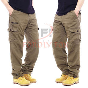 Pantalon cargo droit respirant pour hommes de grande taille à la mode nouveau design mode de qualité supérieure à prix bon marché vêtements d'affaires décontractés extensibles - Product Image 1