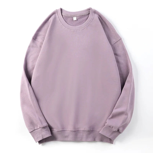 Sudadera Personalizada de Peso Pesado, Camisetas Extra Grandes de Estilo Urbano, 100% Algodón Peinado, Cuello Redondo, Sudadera con Capucha para Hombre, Color Sólido - Product Image 4