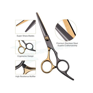 Tijeras de peluquero profesionales con combinación de colores únicos Tijeras de lujo Tijeras de peluquería - Product Image 2