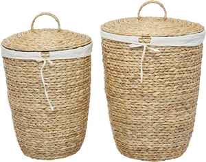 Vente en gros au meilleur prix Jacinthe d'eau polyvalente et décorative pour la maison Panier de rangement tissé à la main pour le pique-nique quotidien - Product Image 1