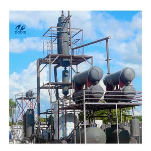 Machine de raffinage d'huiles usagées à <span class=keywords><strong>catalyseur</strong></span> solide DOING Company, 100 kg-14 T/jour, pour la distillation d'huiles de pneus usagés et d'huiles plastiques en carburant diesel - Product Image 2