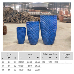 Maceta Grande de Cerámica Esmaltada Hecha a Mano, Ecológica, Duradera, con Orificio de Drenaje para Jardín Exterior, Uso Doméstico, Personalizada, Venta al por Mayor, ODM - Product Image 2