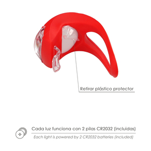 Kit Luci LED per Bicicletta 2 Luci Basic - Product Image 3