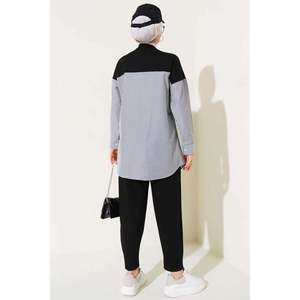 Ensemble de 2 pièces Loysha, chemise ornée, noir - Product Image 3