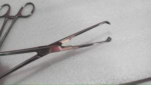 Venta caliente 4PCs Allis Tissue Forceps Set | Instrumentos de cirugía laparoscópica y abierta de acero inoxidable de 8 pulgadas - Product Image 4