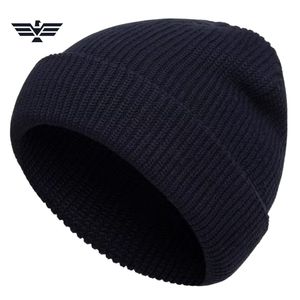 Winter Knitted Beanie <b>Hat</b> Warm Ribbed <b>Wool</b> Blend Plain Long Custom Color Street Wear for <b>Men</b> & Women - Product Image 2