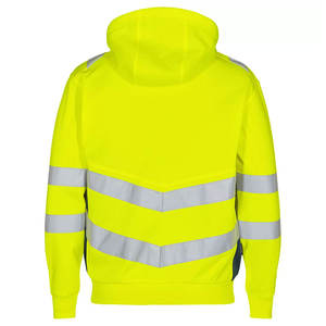 Sweat à capuche zippé de sécurité hivernal réfléchissant 3M sur mesure de haute qualité pour la circulation et la construction - Product Image 2
