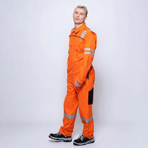 Respirant Anti-flamme Retardant Anti-statique Coton Protection Du Travail Salopette Vêtements De Travail Combinaisons Combinaison Ensembles - Product Image 3