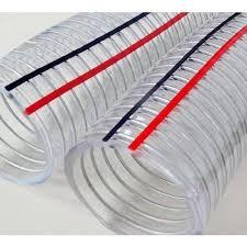 Hot Sale 4 Inch PVC Water <b>Hose</b> <b>Pipe</b> Transparent Anti-Static Helix Fiber <b>Flexible</b> Steel Wire Reinforced Durable Plastic Tubes - Product Image 4