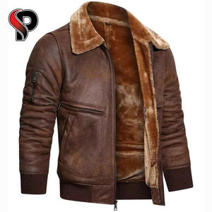 Chaquetas de cuero de invierno de moda para hombres de alta calidad para hombres chaquetas de cuero personalizadas - Product Image 1