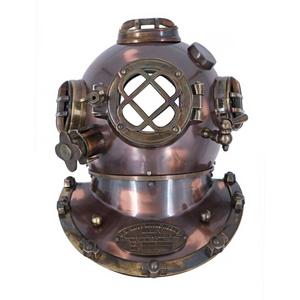 Casque de plongée nautique grand format en poli brillant, artisanat, casque de plongée pour la décoration moderne de la maison et des musées, articles de décoration, support OEM - Product Image 2