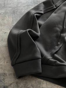 Sudadera Unisex de Corte Cuadrado, Estilo Casual Urbano, para Gimnasio, para Hombre y Mujer, Mezcla de Algodón Suave - Product Image 4