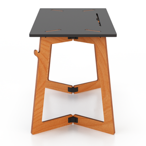 Mobili per la casa e l'ufficio della migliore qualità prodotti ecologici scrivania direzionale in compensato di betulla e mdf valchromat per ufficio - Product Image 3
