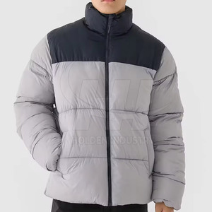 Veste rembourrée en coton pour usage extérieur, protection contre le vent, veste rembourrée en coton durable, veste rembourrée en coton à coque résistante - Product Image 4