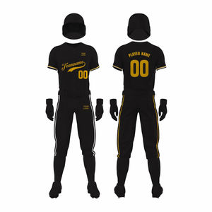 2026 ensemble complet uniforme de baseball respirant pour les tournois universitaires noms et numéros d'équipe personnalisés évacuation de l'humidité et séchage rapide - Product Image 4