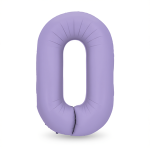 Ballon de fête gonflable violet numéro zéro 1M pour célébrations - Product Image 1