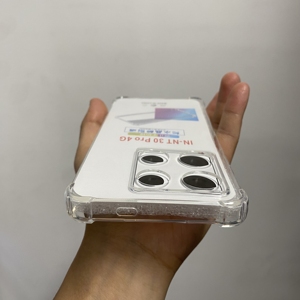 เคสปกป้องเลนส์กันชน TPU แบบนิ่มกันกระแทกสี่มุมสำหรับ infinix Note 30 /tecno pova 6 - Product Image 3