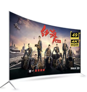 Curved <b>Smart</b> <b>TV</b> Manufacturer <b>49</b> <b>Inch</b> 4K Ultra HD LED HDTV with Android OS and Game Mode - Product Image 1
