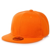 Casquettes Snapback ajustables à 6 panneaux personnalisées en gros, logo personnalisé sur le panneau avant, unisexe, sportif, décontracté, 100% coton