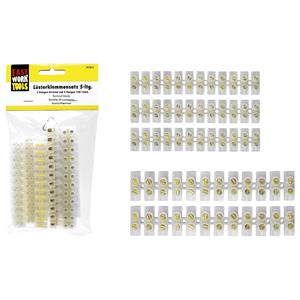 Easy Work 12-Way Divisible 5 Bars <b>Terminal</b> Block Set 12-Piece Pack - Product Image 1