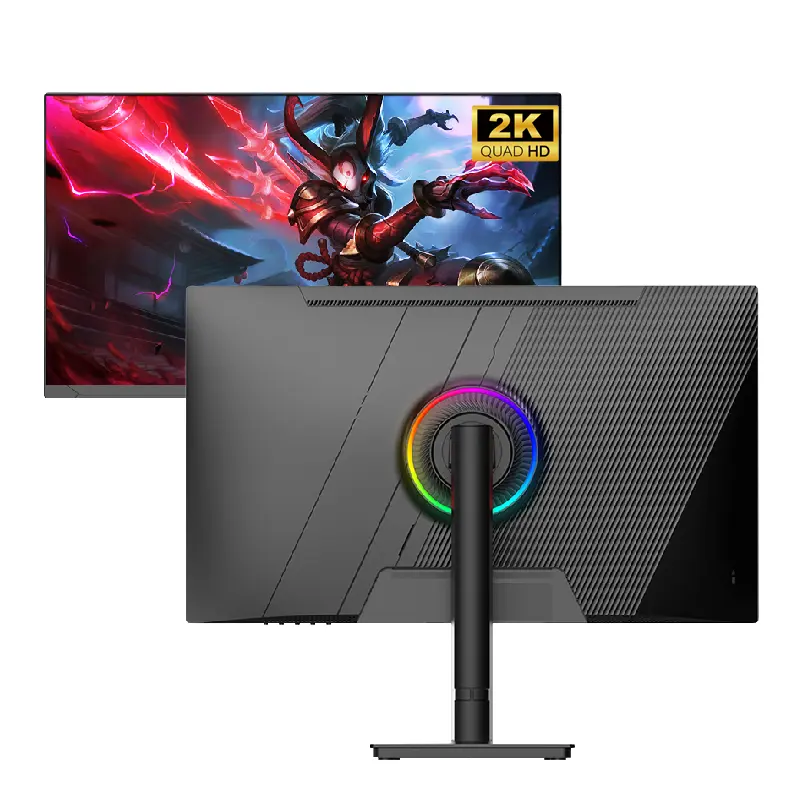 gaming monitors 27-inch LED frameless IPS/VA computer monitor with lift-adjustable 180-degree swivel stand