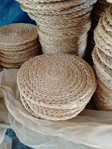 Mantel Individual de jacinto de agua hecho a mano, decoración de mesa de comedor ecológica, duradero y elegante para el hogar y los restaurantes, Loto Azul Cherish - Product Image 3