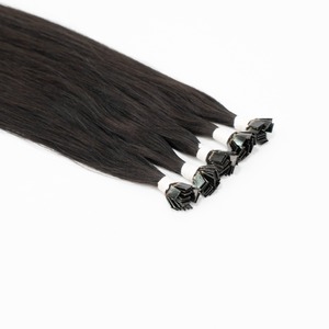 Extensions de cheveux indiens vierges à 100%, pointes plates, un seul donneur, Remy, micro-liens, soyeux, naturellement lisses, cuticules alignées, longue durée - Product Image 1