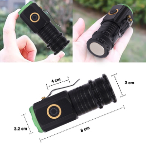 Chăm sóc 4 sạc 3 chế độ nhôm <span class=keywords><strong>Torch</strong></span> với cơ sở từ tính ở phía sau có thể được sử dụng cho cắm trại trekking nhà để xe - Product Image 6