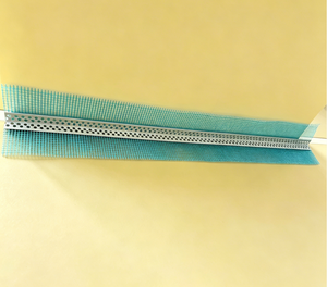 Profilé d'angle en PVC vert avec maille en fibre de verre pour l'isolation des murs extérieurs - Product Image 4