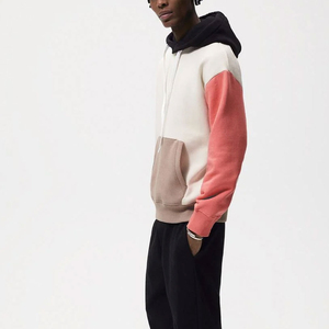 เสื้อฮู้ดดี้ผู้ชายผ้าเฟรนช์เทอร์รี่ทรงหลวมแบบดรอปโชว์เดอร์ คุณภาพสูง สไตล์ลำลอง โอเวอร์ไซส์ เสื้อฮู้ดดี้ผ้าฝ้ายสั่งทำพิเศษสำหรับผู้ชาย - Product Image 4