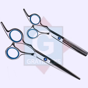 Kit de tijeras de peluquero profesional Tijeras de corte y adelgazamiento afiladas Logotipo personalizado de alta calidad Tienda DE BELLEZA DE ACERO INOXIDABLE - Product Image 3