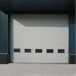 <span class=keywords><strong>Porte</strong></span> <span class=keywords><strong>sectionnelle</strong></span> industrielle automatique sur mesure <span class=keywords><strong>avec</strong></span> <span class=keywords><strong>porte</strong></span> piétonne et panneaux de vision pour entrepôt - Product Image 1