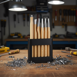 Juego de 6 Cinceles y Punzones Knipex con Soporte de Plástico - Product Image 3