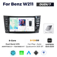 Radio para Auto DUDU7 con Android 7870 de 8 Núcleos, DSP Estéreo, 4G LTE, USB, para Benz W211 de 8 Pulgadas, Car Play, BT, WIFI, DVR