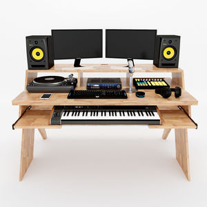 มินิมิลิสต์ สตูดิโอดีสก์ 156x90x91 ซม. ไม้ยางพารา SD68006 - Product Image 2