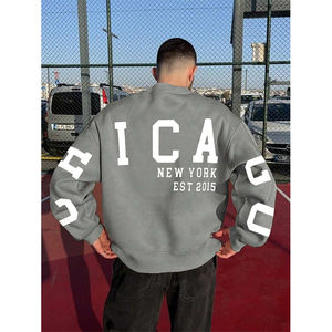 Sudaderas Vintage de Peso Pesado, Sudadera Extra Grande de Algodón Personalizada, Precio de Fábrica al por Mayor, Impresión de Logotipo, Ropa Urbana, Sudadera con Capucha para Hombre - Product Image 1