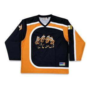 Conjunto de Jersey de Hockey sobre Hielo Reversible Personalizado, Ropa Deportiva de Poliéster para Adultos con Nombre del Equipo Impreso, Jersey de Fútbol para Adultos - Product Image 2