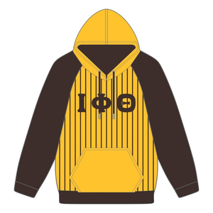 Iota phi theta เสื้อสวมหัวมีฮู้ดแขนยาวสีทองเสื้อผ้าพี่น้องแนวกรีกเสื้อผ้า Hbcu เก้าเทพ - Product Image 2