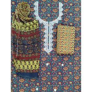 Salwar Kameez de Algodón Estampado sin Costuras, Estilo Pakistaní, Vestido Indio para Fiesta para Mujer - Product Image 1