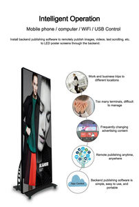 Kapalı giyim mağazası için LED tam renkli reklam posteri ekran zemin ayna asansör wayeducation eğitim promosyon LED - Product Image 4