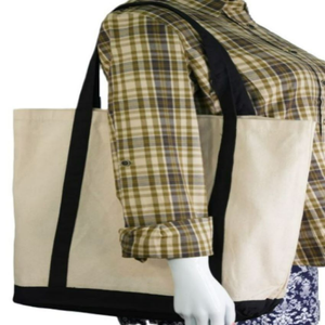 Sac fourre-tout en toile de coton biologique pour femmes - Conception pliable personnalisable, recyclable, écologique, logo imprimé à l'écran, grande capacité - Product Image 6