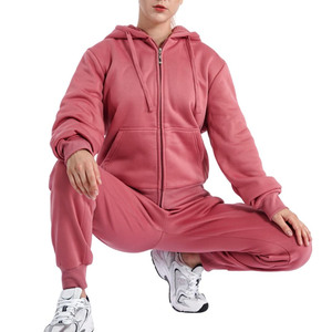 Logo personnalisé survêtement modeste vêtements de sport vêtements de sport pour femmes manches longues survêtement ample vêtements de sport haut d'entraînement et survêtement - Product Image 5