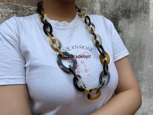 Tradebyd สร้อยคอเขาสัตว์ที่สง่างามเครื่องประดับทำด้วยมือธรรมชาติที่สมบูรณ์แบบสำหรับเป็นของขวัญและแฟชั่นในชีวิตประจำวัน - Product Image 2