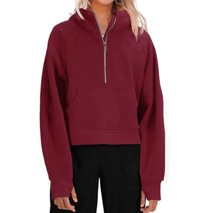 Sweat-shirt de sport à manches longues avec trou pour le pouce, veste de course décontractée, haut de fitness en plein air, coupe ample, vêtements de sport élégants - Product Image 2