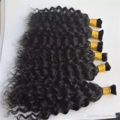Vente chaude de haute qualité vierge vague d'eau profonde extension de cheveux simple corps cheveux ondulés Vietnam en gros brut tressage de cheveux humains - Product Image 3