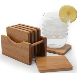 ที่รองแก้วไม้อะคาเซียสำหรับใช้ในบ้านถาดรองแก้วทำจากไม้ธรรมชาติ - Product Image 2