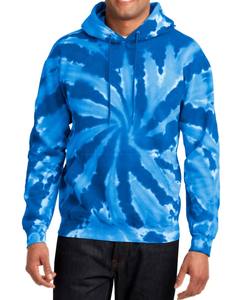 OEM Custom Wholesale Oversized Tie Dye Pullover <b>Fleece</b> Hoodie for Men hooded <b>warm</b> tie dye sweatshirt red and black - Product Image 1