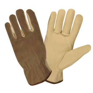 Guantes DE SEGURIDAD reflectantes de cuero Partido de grano de cabra y vaca para ropa de trabajo jardinería ropa de protección de manos conductor - Product Image 5